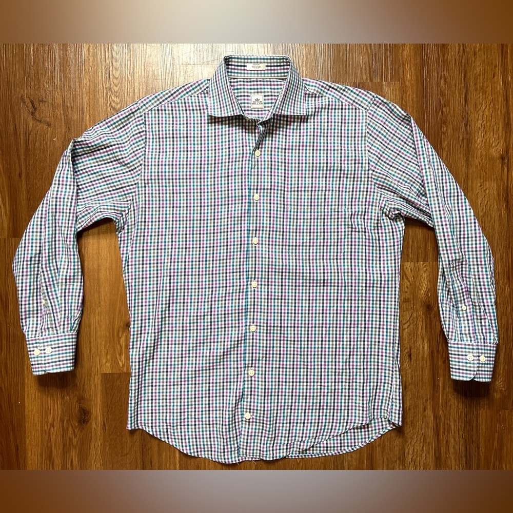 Peter Millar Multi Color‎ Plaid Button Up